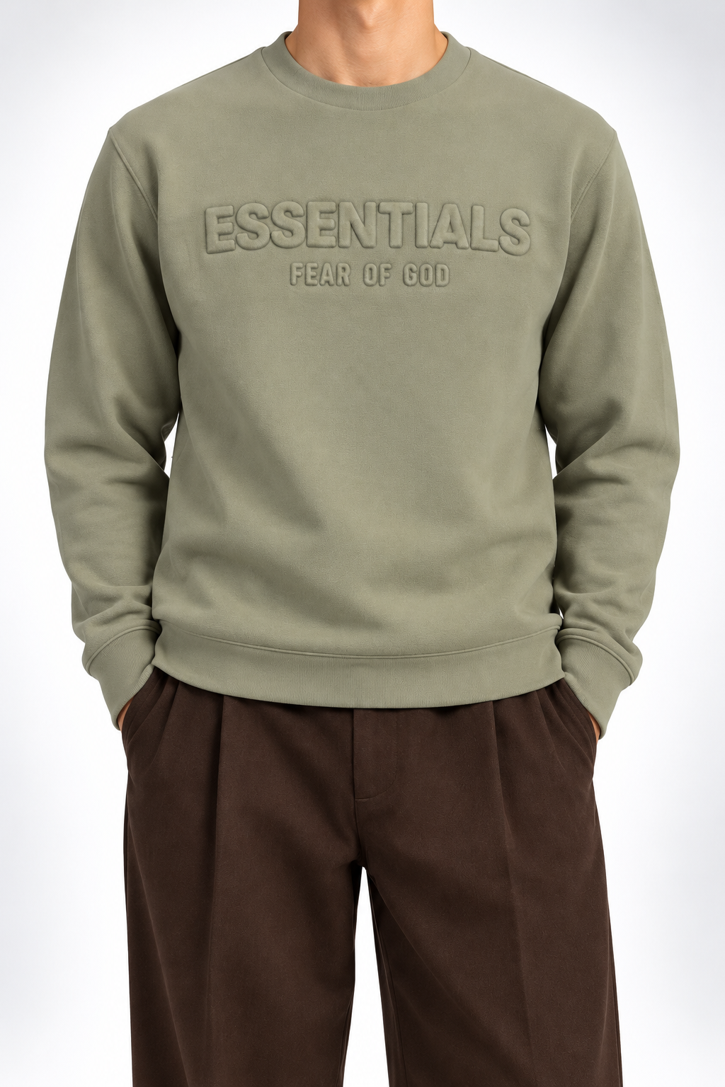 ESS — Sage Tonal-Logo Sweatshirt — additional